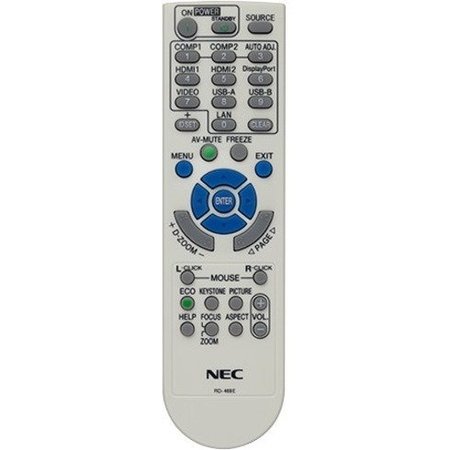 NEC DISPLAY SOLUTIONS Replacement Remote Control For Np-M282X/M322X/M322W/M402X, Np-M283X/M32 RMT-PJ36